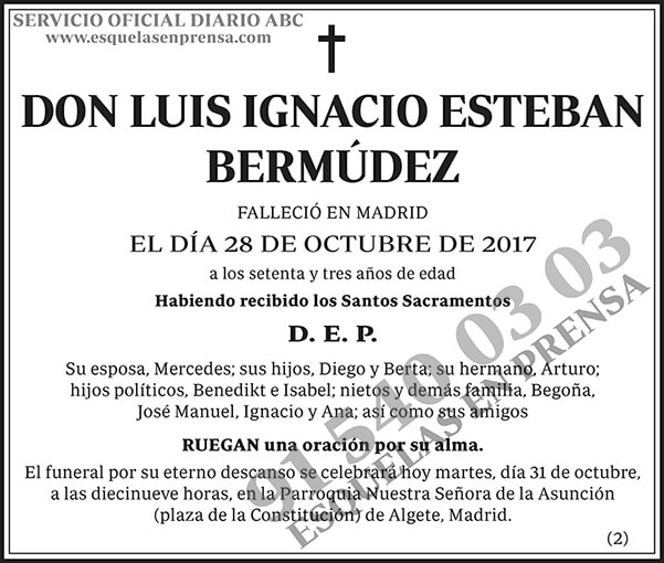 Luis Ignacio Esteban Bermúdez